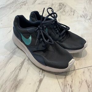 Nike Charcoal and Aqua Running Shoes